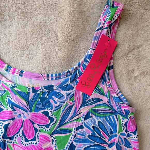 NWT Lilly Pulitzer Ruffle Pajama Tank Top Size S - Picture 7 of 10